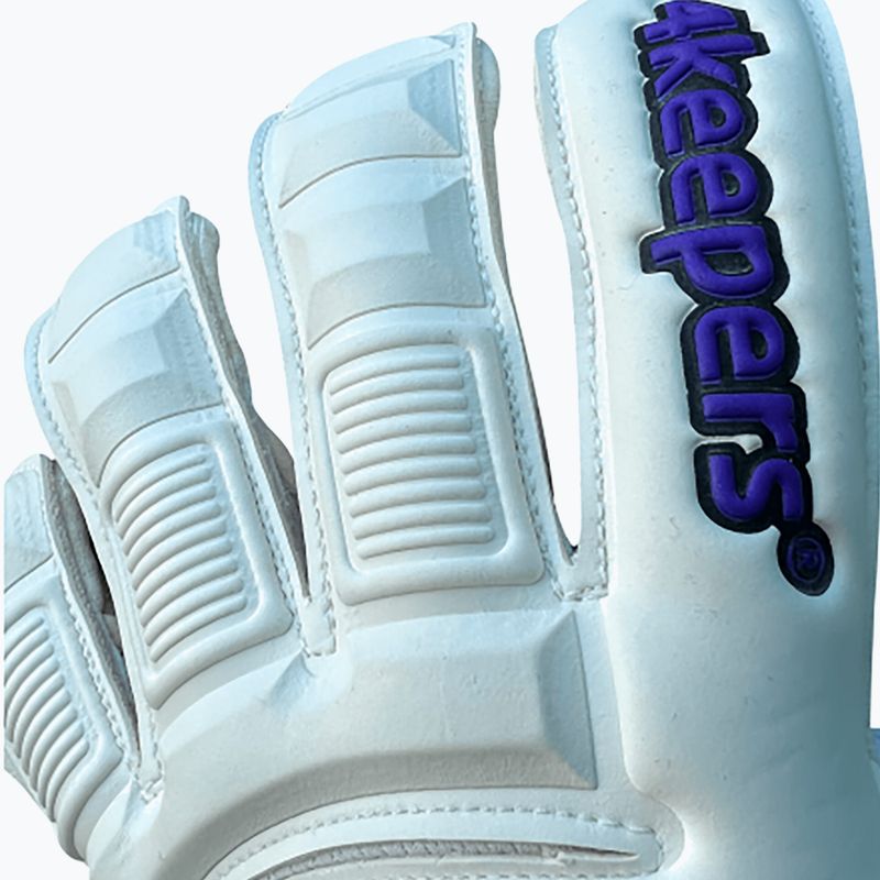 Vartininko pirštinės 4keepers Champ Purple VI RF2G baltos 7