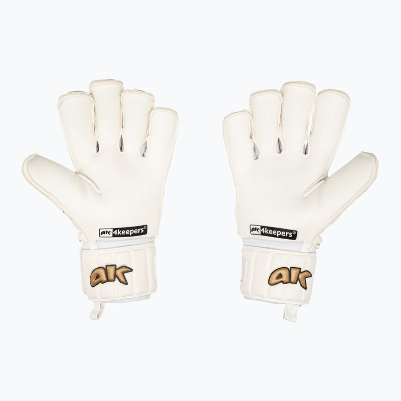 Vartininko pirštinės 4Keepers Champ Gold VI baltos 2