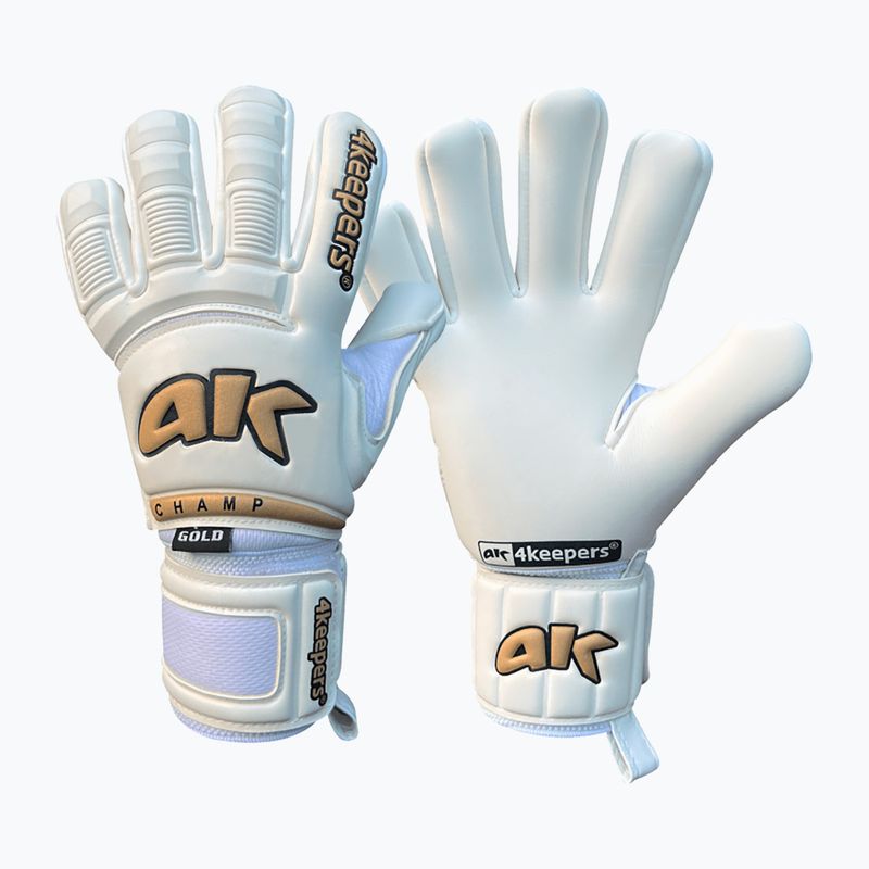 Vartininko pirštinės 4Keepers Champ Gold VI baltos 4