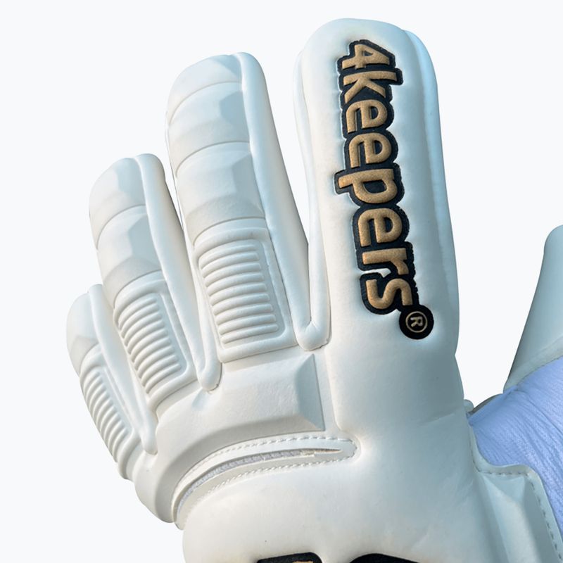 Vartininko pirštinės 4Keepers Champ Gold VI baltos 7
