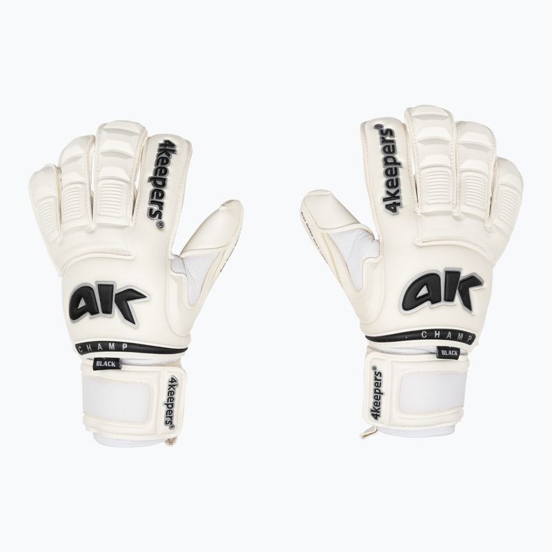 Vartininko pirštinės 4Keepers Champ Black VI baltos