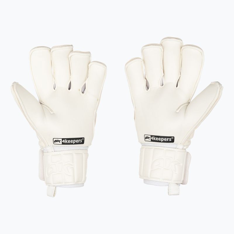 Vaikiškos vartininko pirštinės 4keepers Champ Gold White RF2G baltos 2