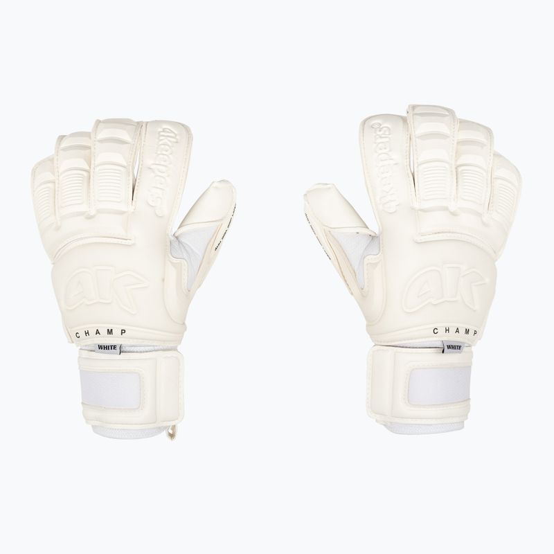 Vartininko pirštinės 4Keepers Champ Gold White baltos