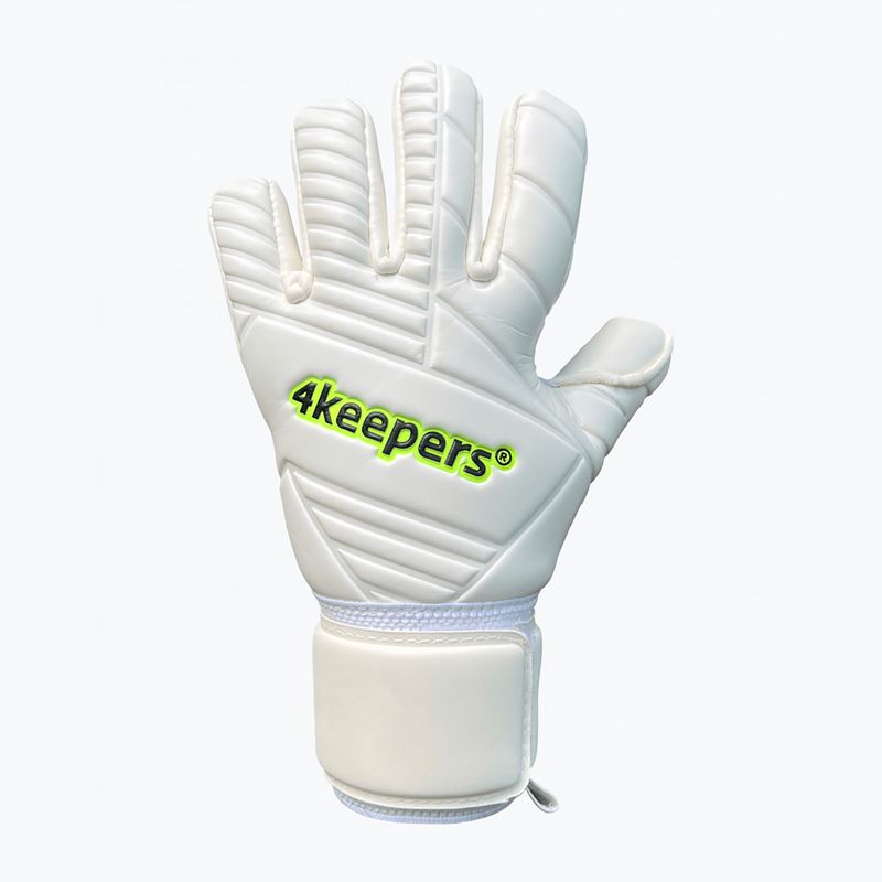 Vaikiškos vartininko pirštinės 4keepers Retro 42 NC Jr baltos 2