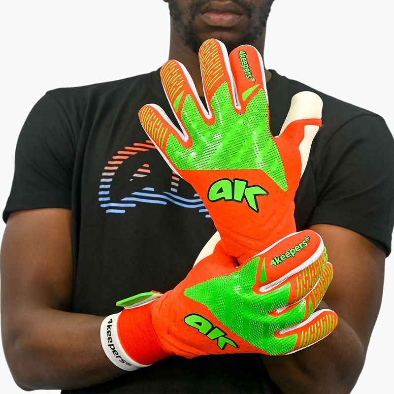 Vartininko pirštinės 4keepers Elite Inferno NC oranžinės 7