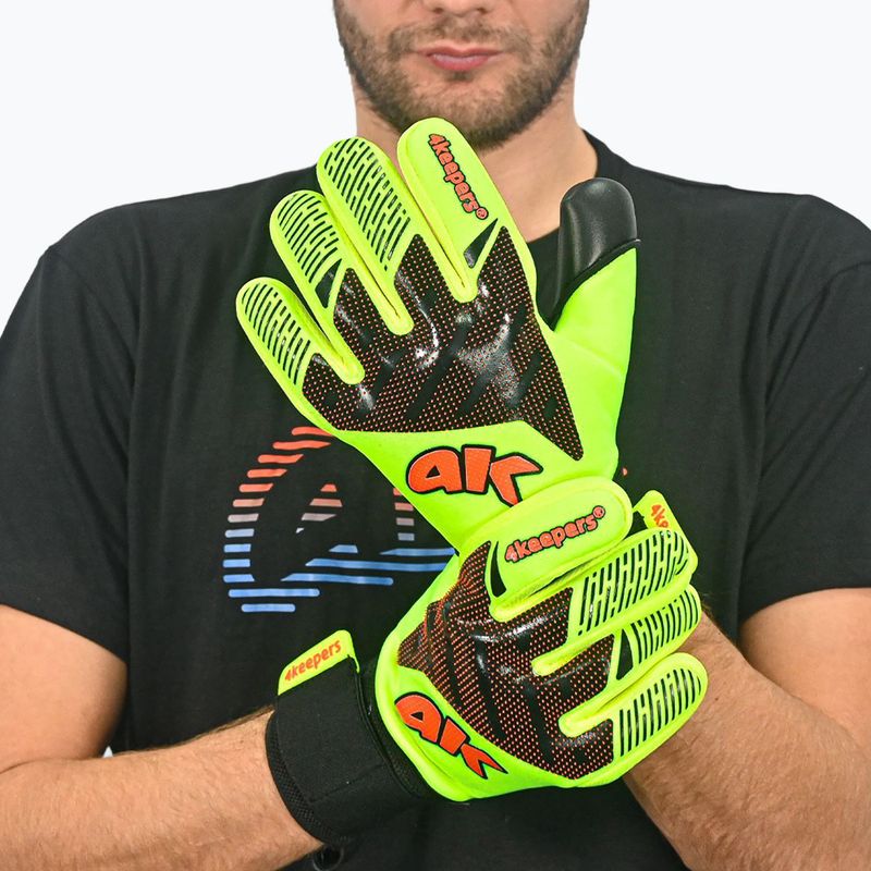 Vartininko pirštinės 4keepers Elite Venom NC žalsvos 6