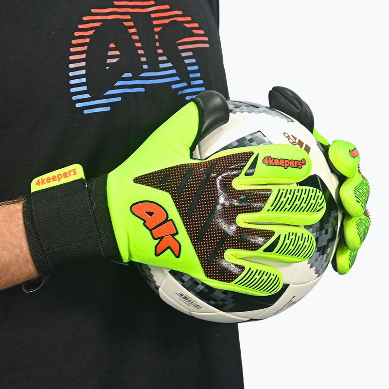 Vartininko pirštinės 4keepers Elite Venom NC žalsvos 9