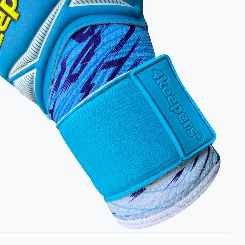 Vaikiškos vartininko pirštinės 4keepers Force V1.25 FURY RF2G Jr mėlynos 4
