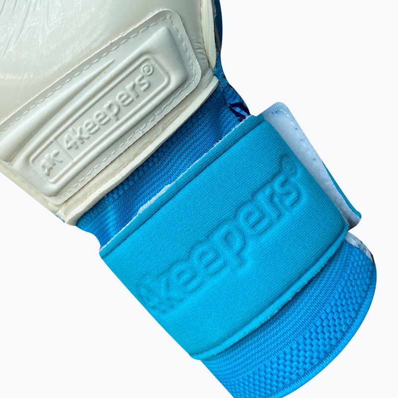 Vaikiškos vartininko pirštinės 4keepers Force V1.25 FURY RF2G Jr mėlynos 5