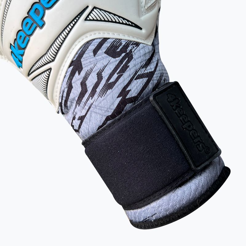 Vaikiškos vartininko pirštinės 4keepers Force V2.25 RF2G Jr baltos 5