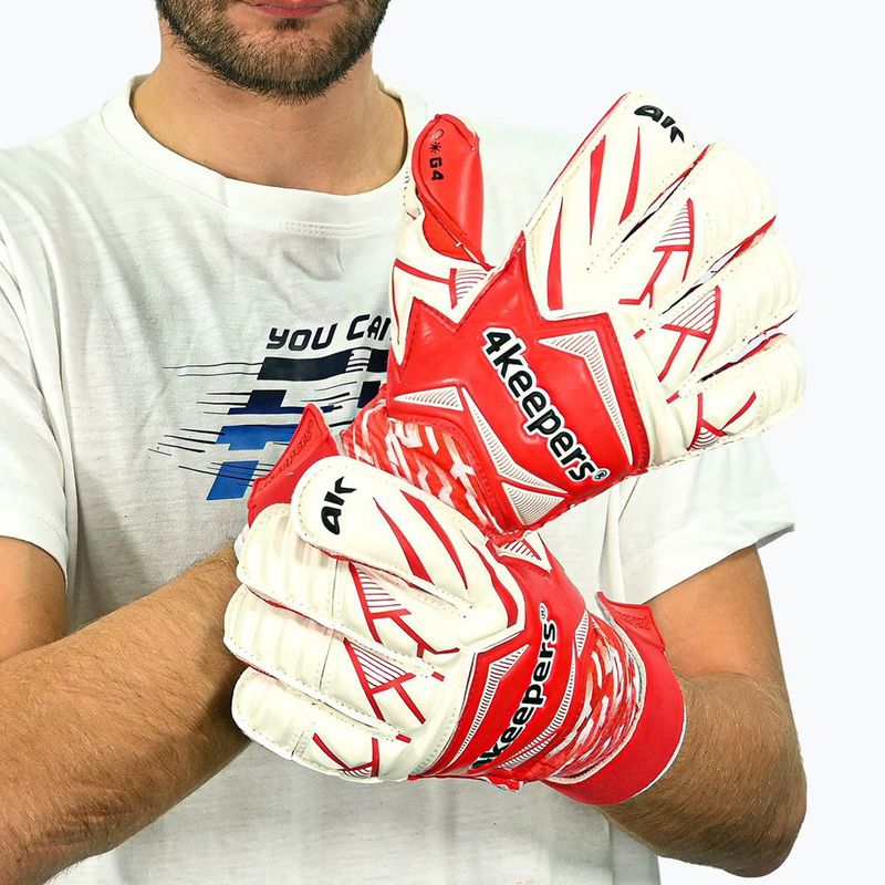 Vartininko pirštinės 4keepers Force V4.25 RF2G raudonos 8