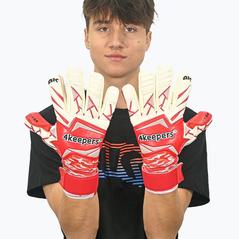 Vartininko pirštinės 4keepers Force V4.25 HNC raudonos 6