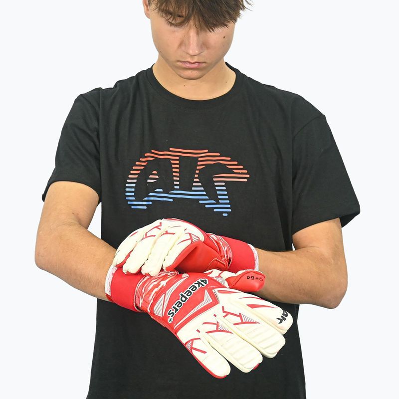 Vartininko pirštinės 4keepers Force V4.25 HNC raudonos 8