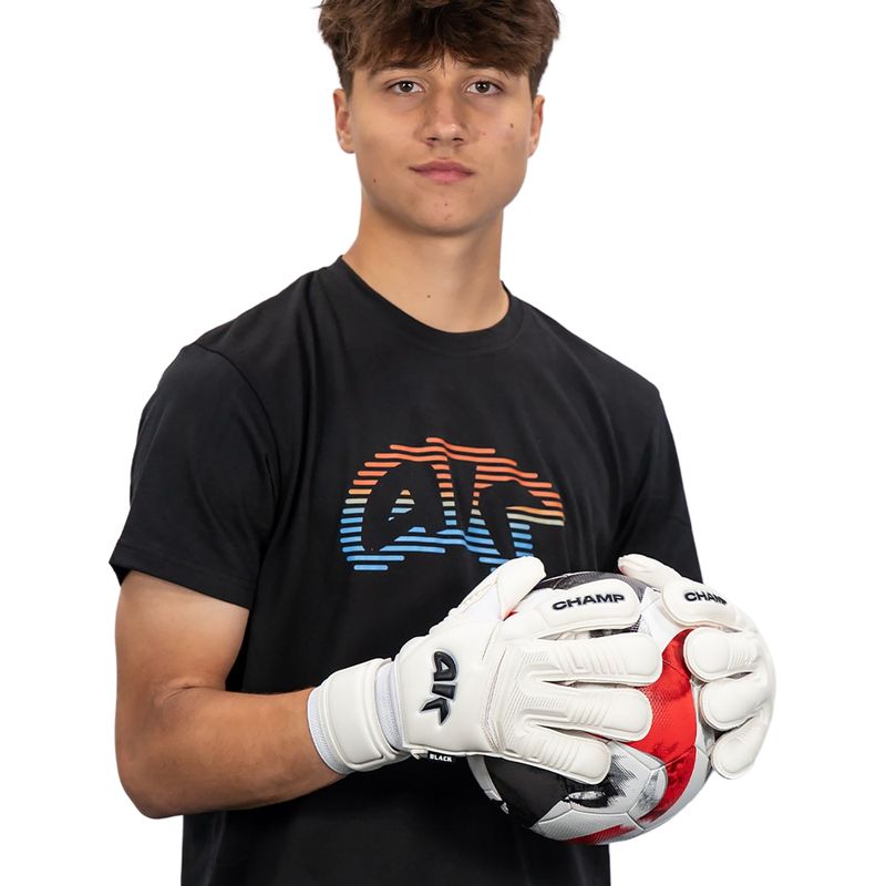 Vaikiškos vartininko pirštinės 4keepers Champ VII RF2G Jr black/white 6