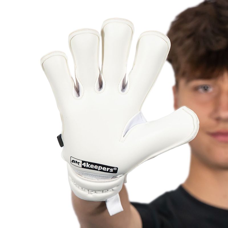 Vaikiškos vartininko pirštinės 4keepers Champ VII RF2G Jr black/white 9