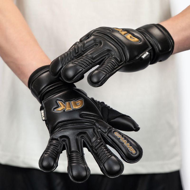Vartininko pirštinės 4keepers Champ Gold Black VII RF2G black 8