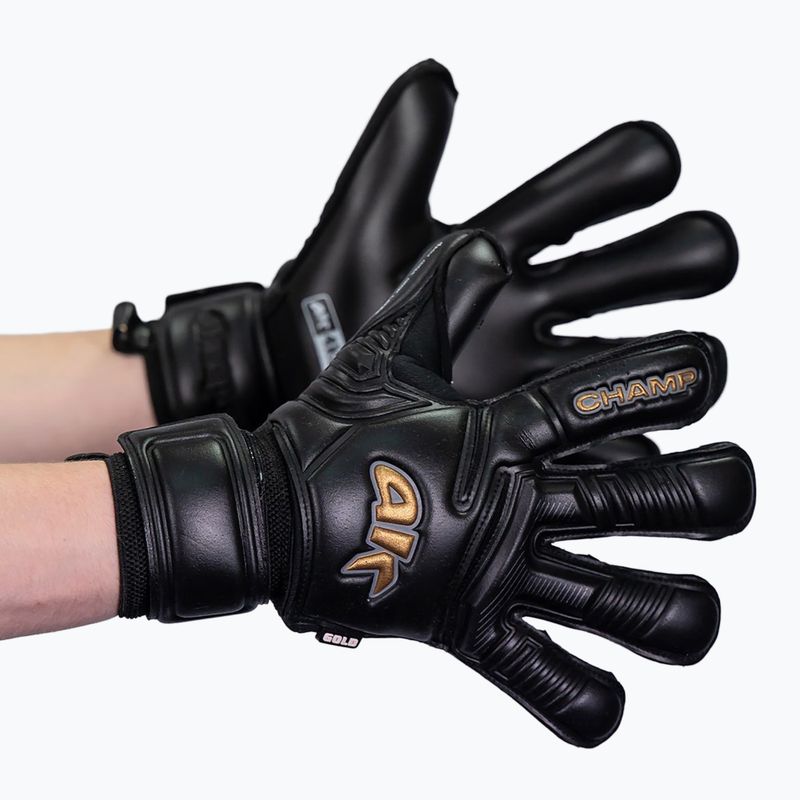 Vartininko pirštinės 4keepers Champ Gold Black VII RF2G black 9
