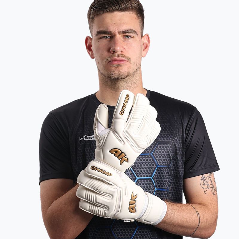 Vartininko pirštinės 4keepers Champ Gold VII RF2G white 9