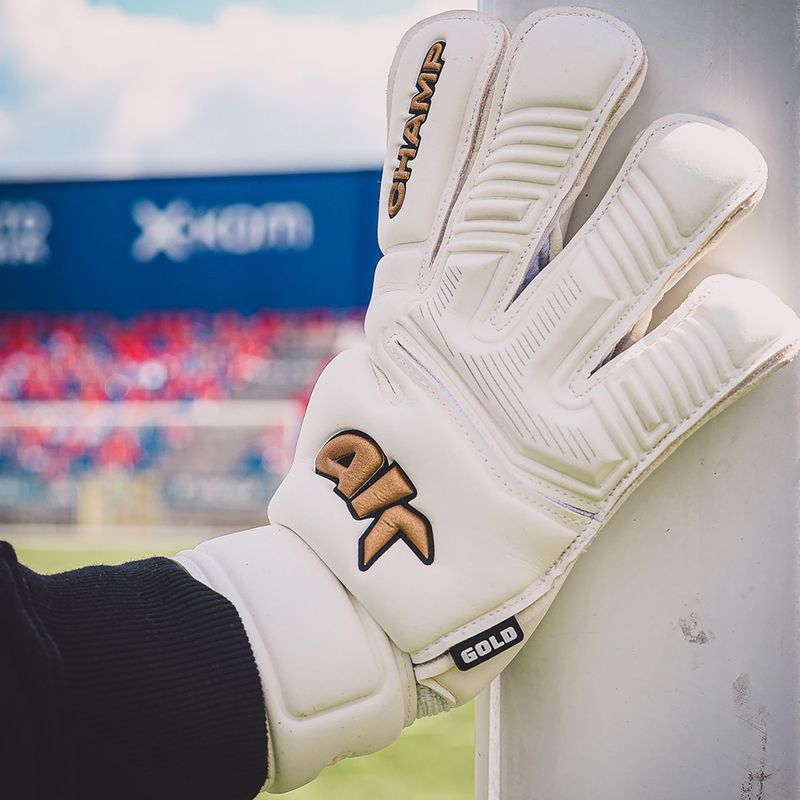 Vartininko pirštinės 4keepers Champ Gold VII RF2G white 11