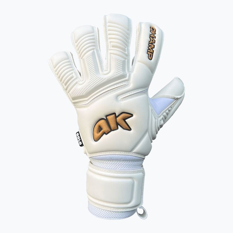 Vaikiškos vartininko pirštinės 4keepers Champ VII RF2G Jr auksinės/baltos 2