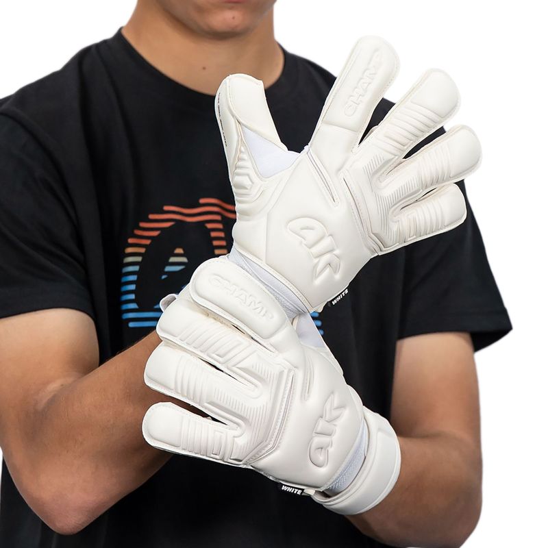 Vaikiškos vartininko pirštinės 4keepers Champ VII RF2G Jr gold/white 8