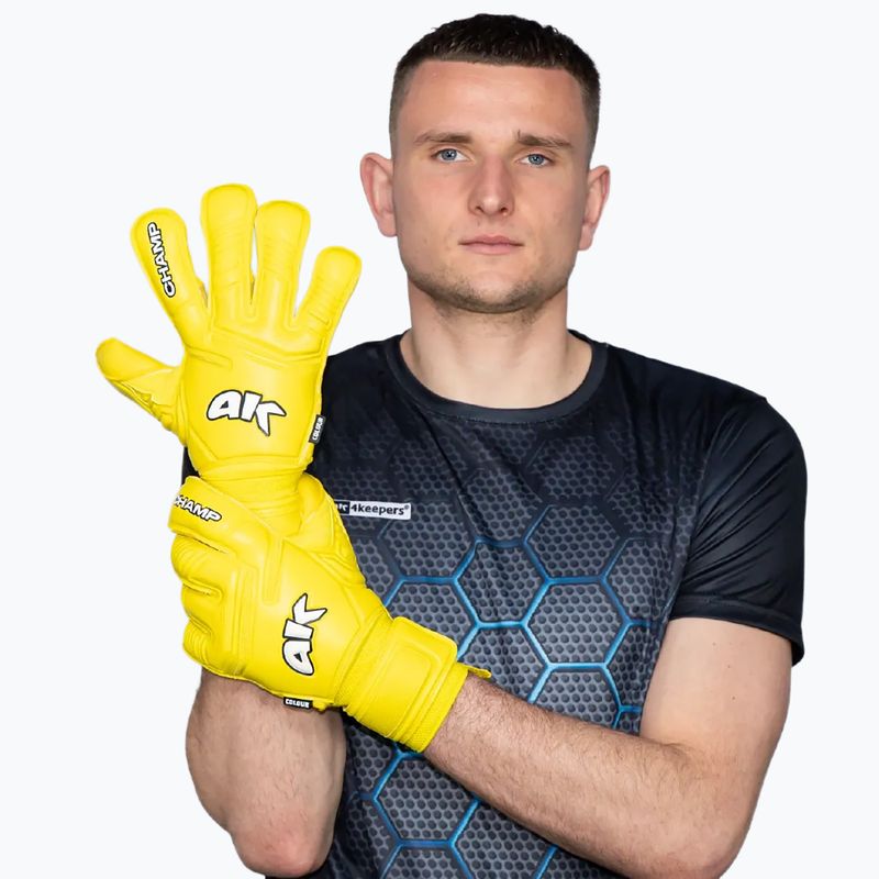 Vaikiškos vartininko pirštinės 4keepers Champ Colour Yellow VII RF2G Jr yellow 7