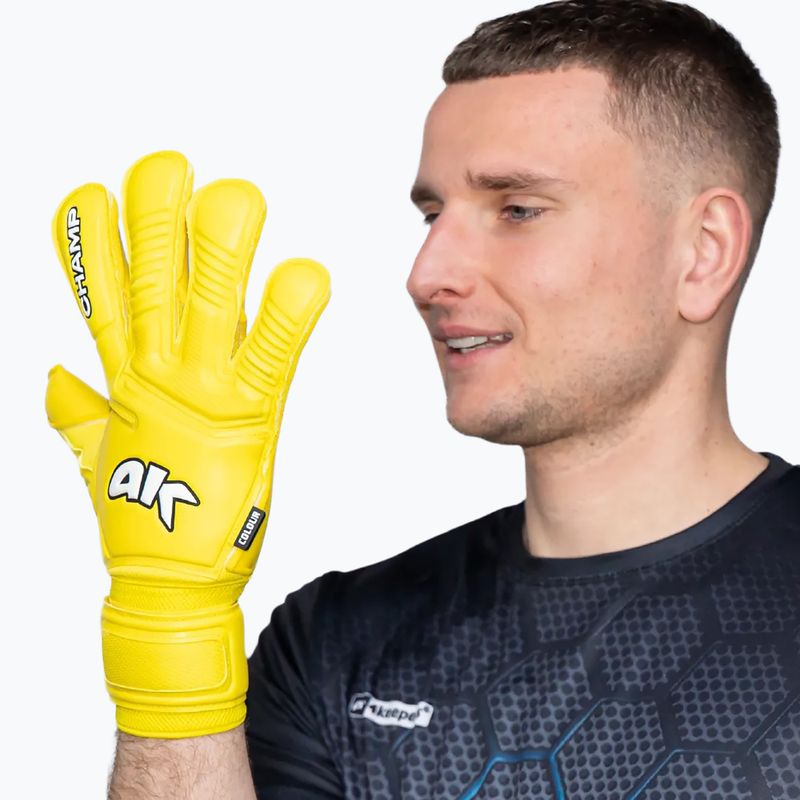 Vaikiškos vartininko pirštinės 4keepers Champ Colour Yellow VII RF2G Jr yellow 8
