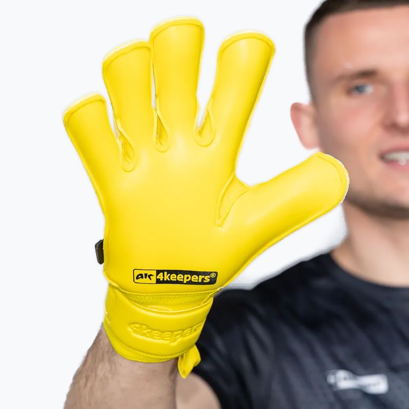 Vaikiškos vartininko pirštinės 4keepers Champ Colour Yellow VII RF2G Jr yellow 10