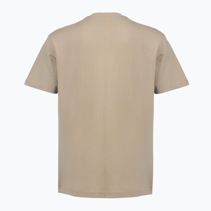 Vyriški marškinėliai PROSTO Box Logo smėlio spalvos 2
