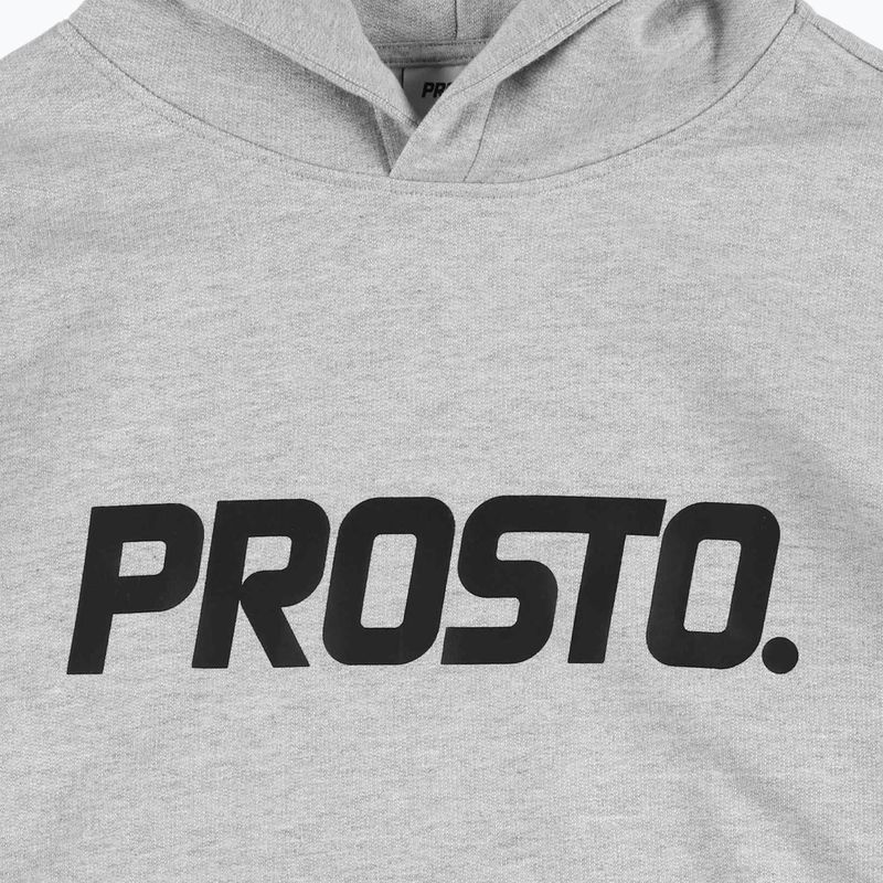 Vyriškas džemperis PROSTO Biolog Hoodie pilkas 3