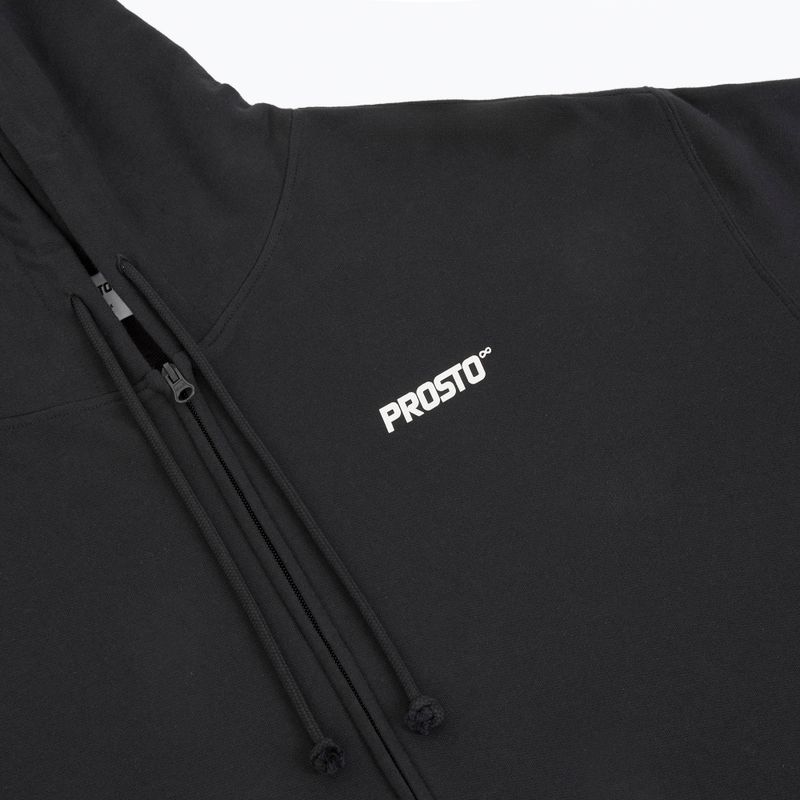 Vyriška PROSTO striukė su gobtuvu Logo Zip black 3