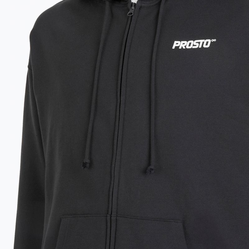 Vyriška PROSTO striukė su gobtuvu Logo Zip black 4