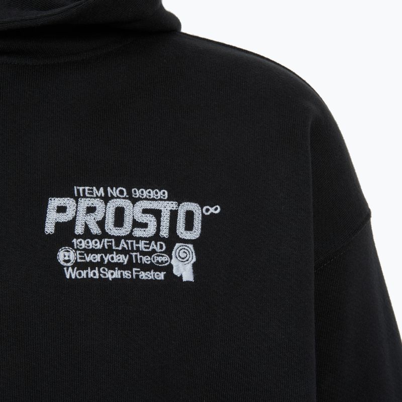 Vyriškas džemperis PROSTO Flathead Hoodie juodas 5