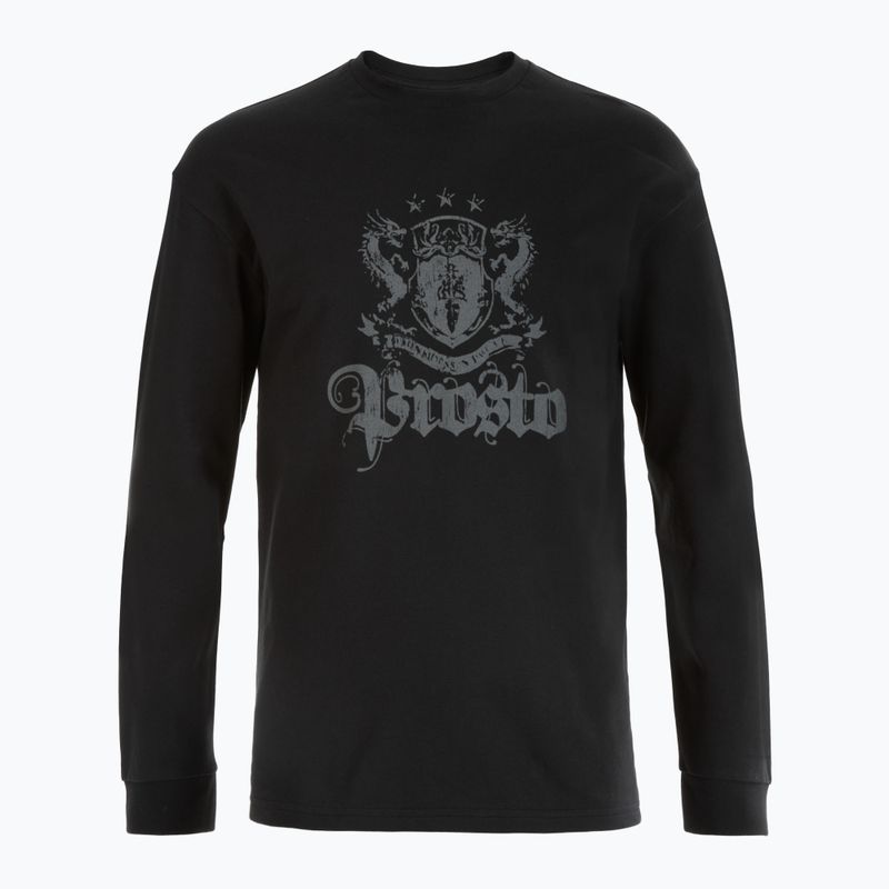 Longsleeve vyriškas PROSTO Crest juodas