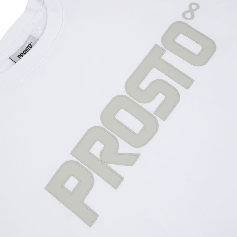 Vyriški marškinėliai PROSTO Big Logo white 3