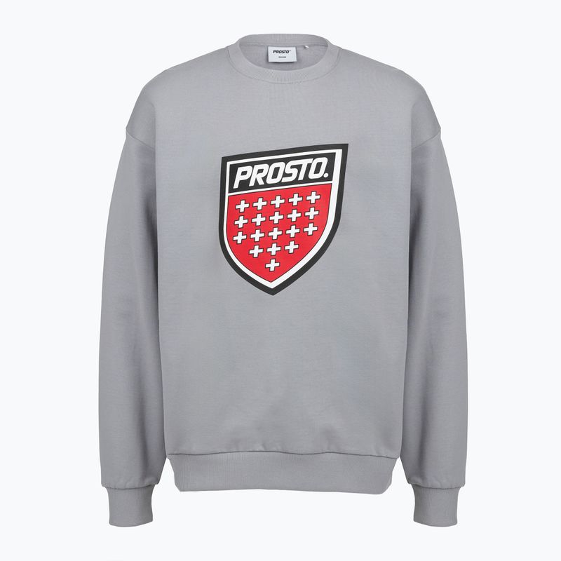 Vyriškas džemperis PROSTO Big Shield Crewneck gray