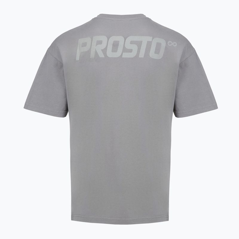 Vyriški marškinėliai PROSTO Big Log Infinity gray 2