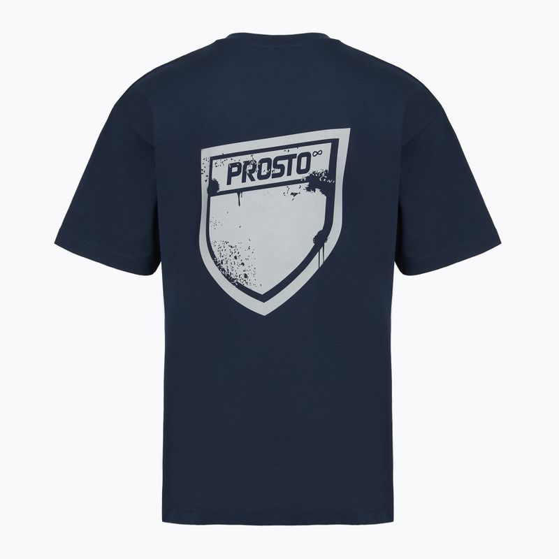 Vyriški marškinėliai PROSTO Splash Shield navy blue 2