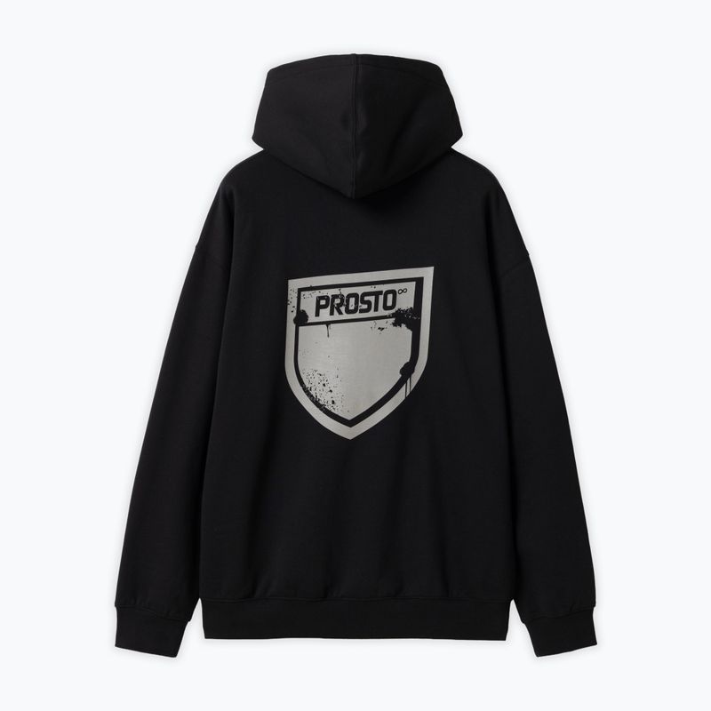 Vyriškas džemperis PROSTO Hoodie Splash Shield black 2