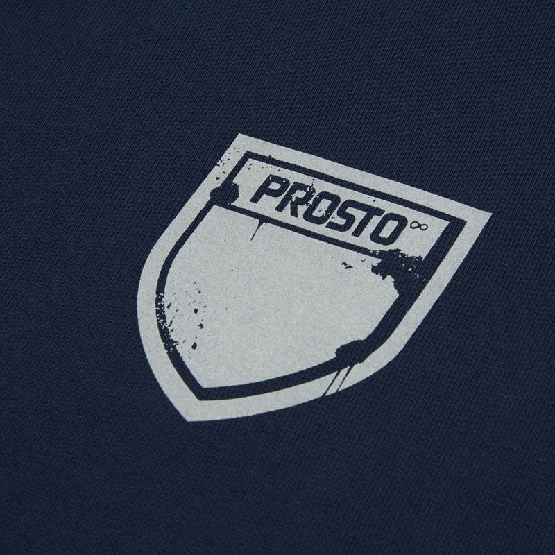 Vyriškas džemperis PROSTO Hoodie Splash Shield navy blue 3