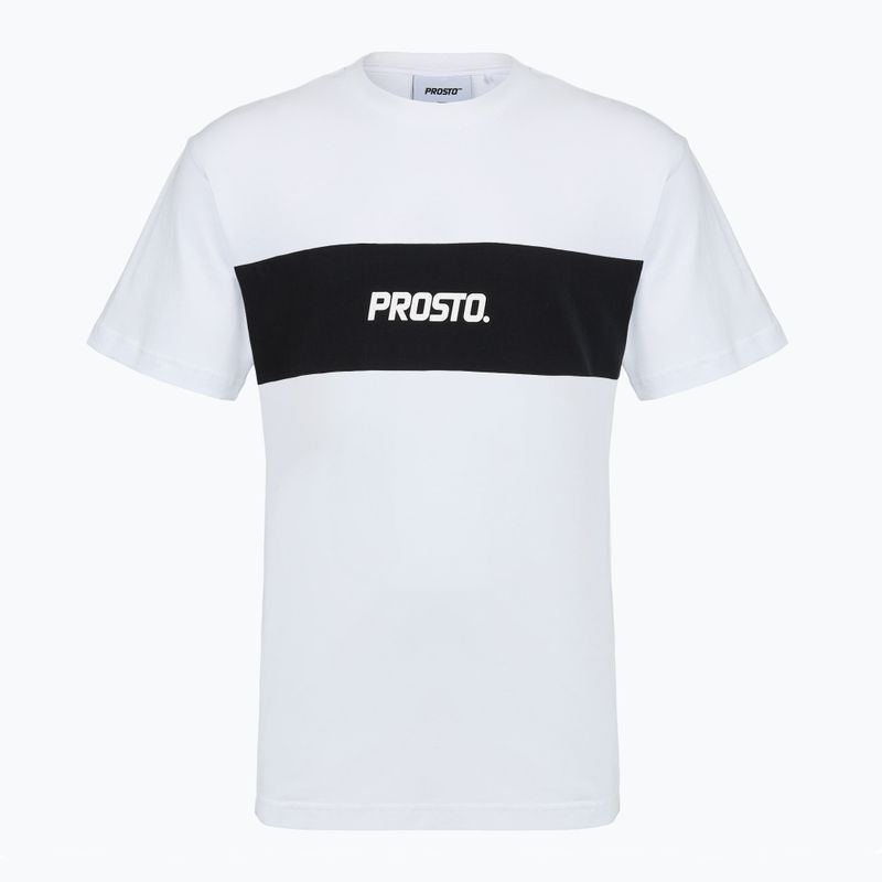 Vyriški marškinėliai PROSTO Root white/black