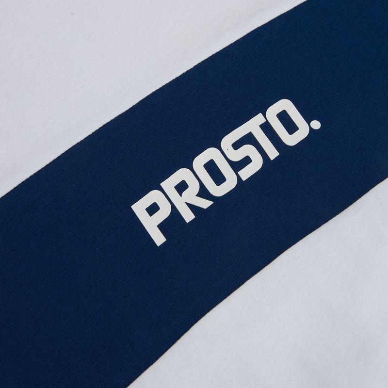 Vyriški marškinėliai PROSTO Root white/navy blue 3