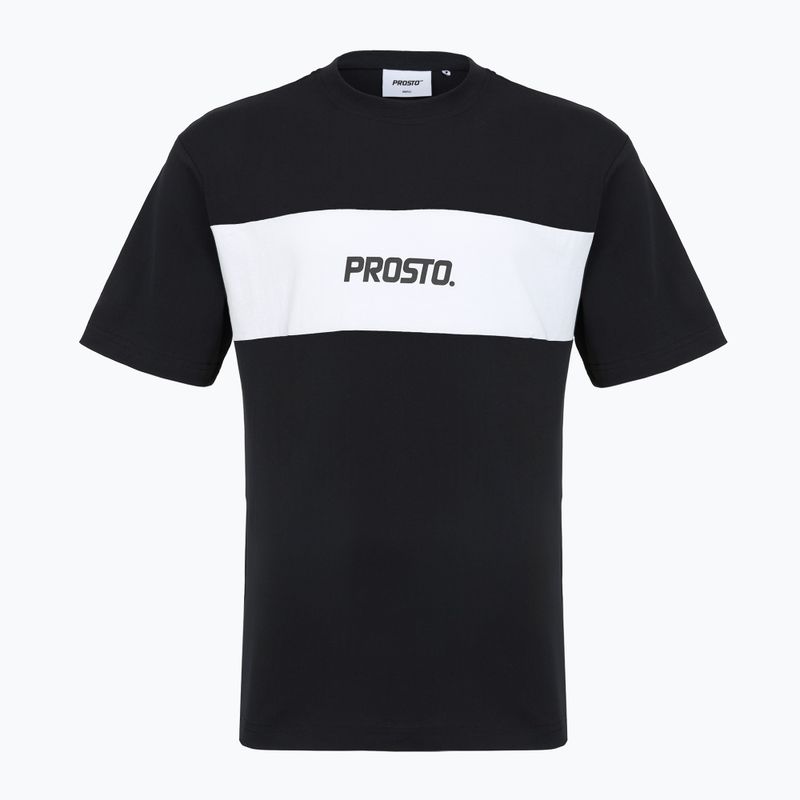 Vyriški marškinėliai PROSTO Root black/white
