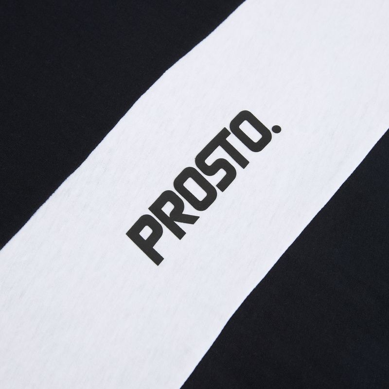 Vyriški marškinėliai PROSTO Root black/white 4