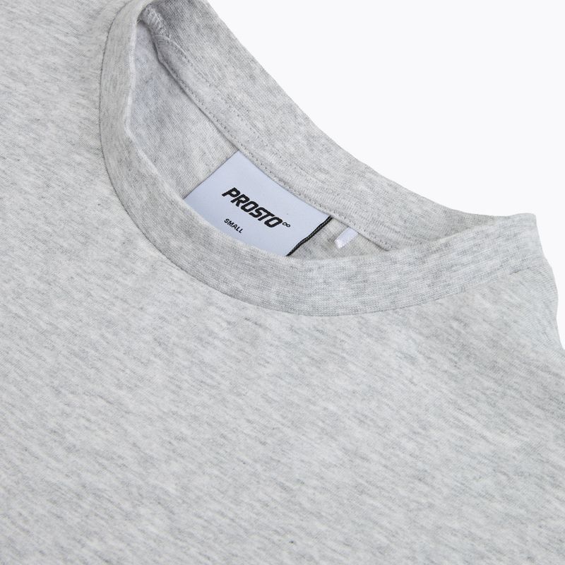 Vyriški marškinėliai PROSTO Base grey/melange 3