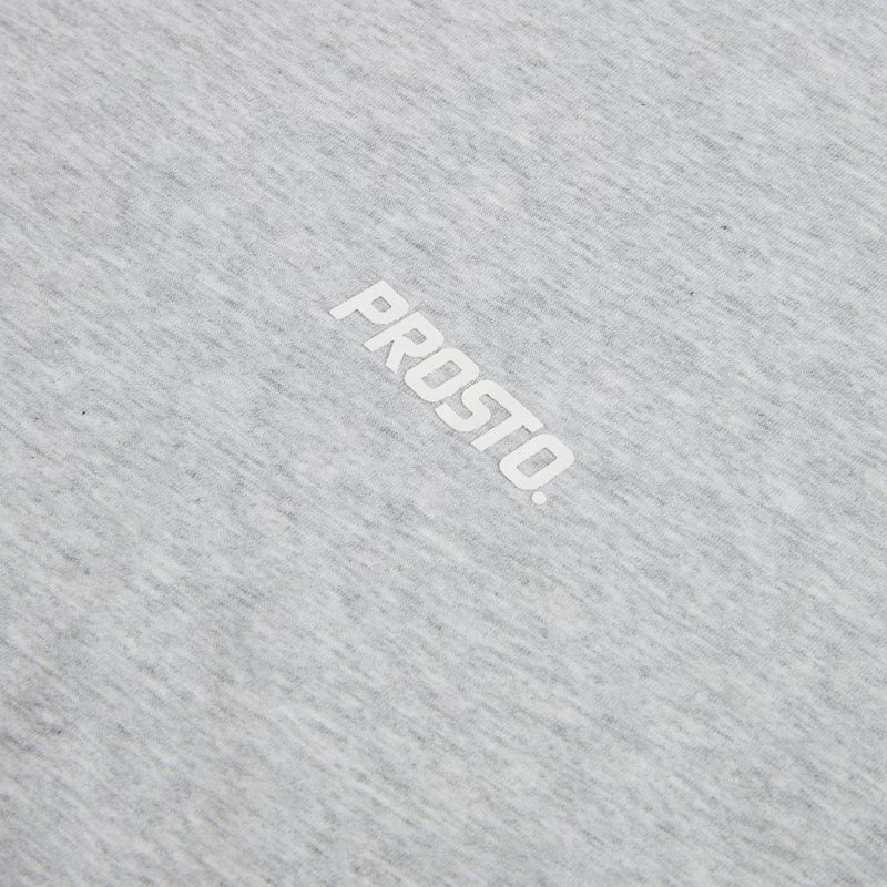 Vyriški marškinėliai PROSTO Base grey/melange 4