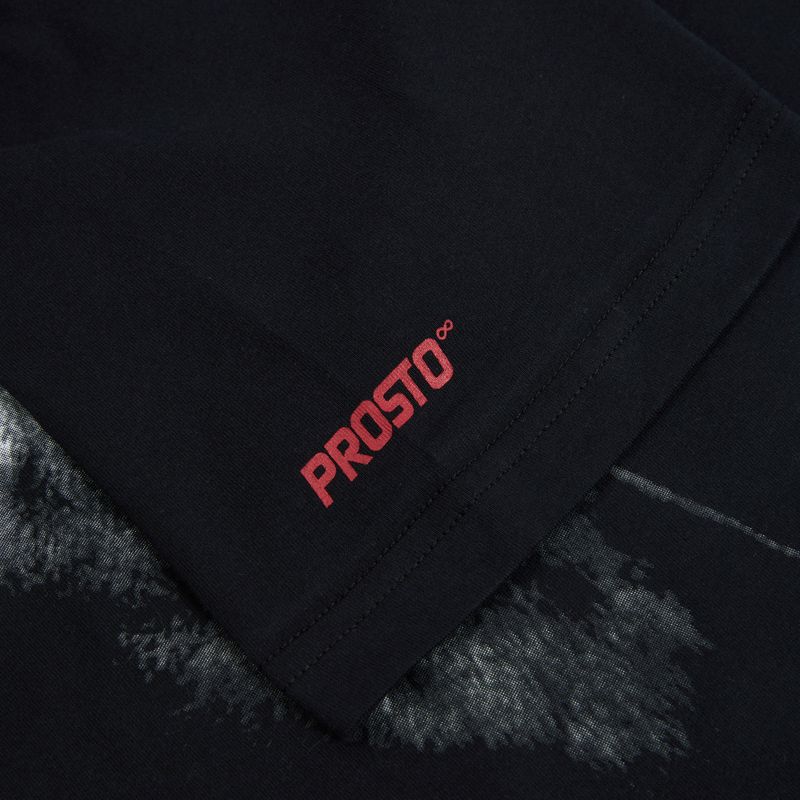 Vyriški marškinėliai PROSTO Bark black 4