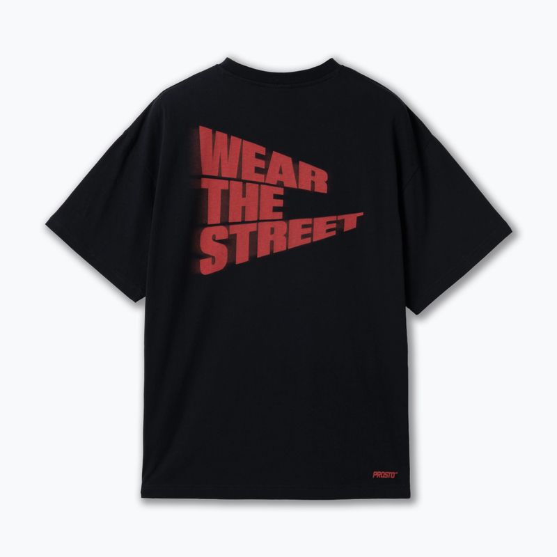 Vyriški marškinėliai PROSTO Wear The Street black 2