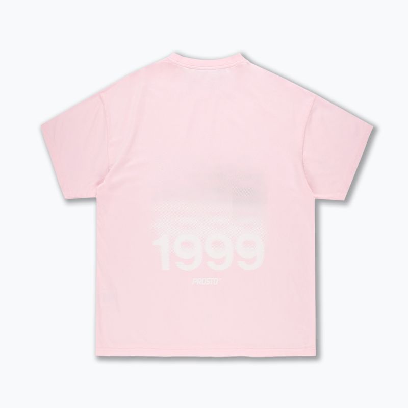Vyriški marškinėliai PROSTO 1999 glitch pink 2