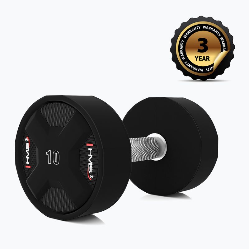 Hantelis HMS HPC 1 vnt. 10 kg black